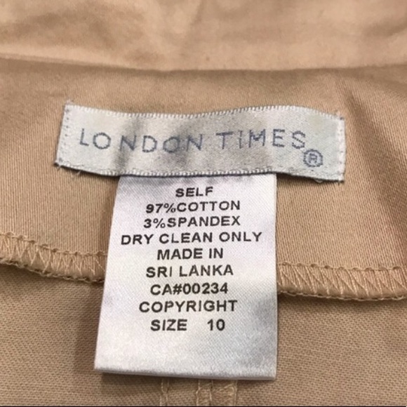 London Times Cap Sleeve Fitted Dress - Picture 3 of 5